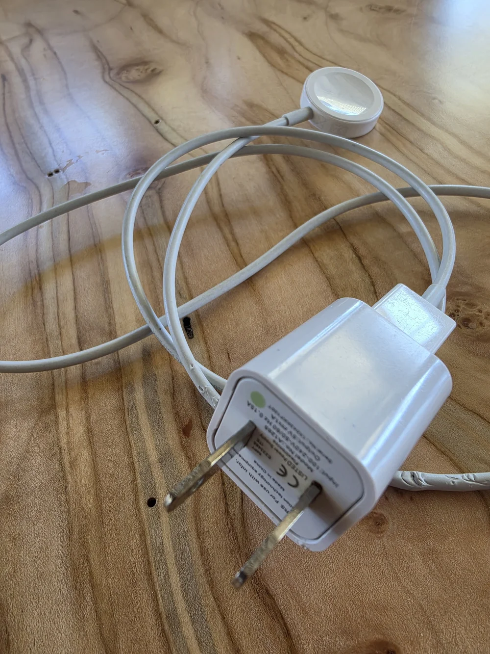 Apple Watch Magnetic Charging Cable + USB Wall Adapter Series 1-7 SE Models EUC
